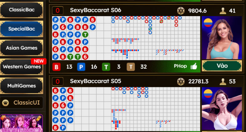 Cách chơi trò chơi Baccarat Lucky 6 trên Dafabet